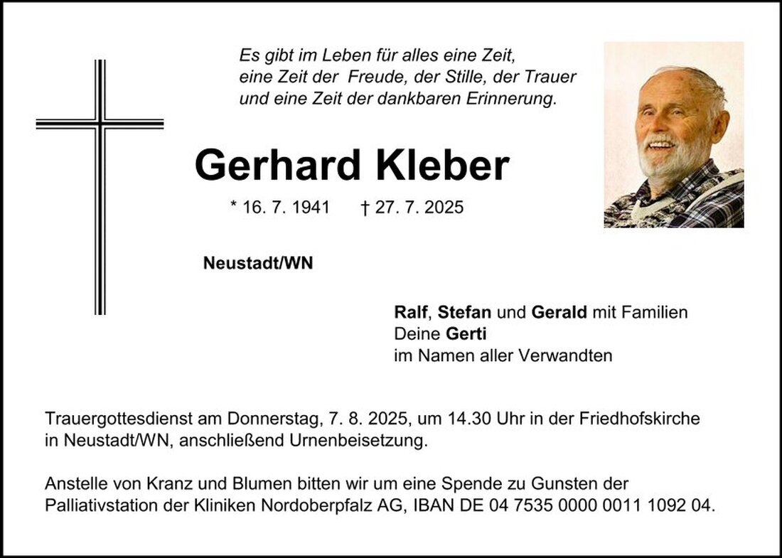 Begleitet durch: Bestattung Schmid - Neustadt/WN