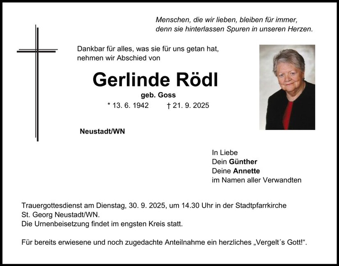 Begleitet durch: Bestattung Schmid - Neustadt/WN