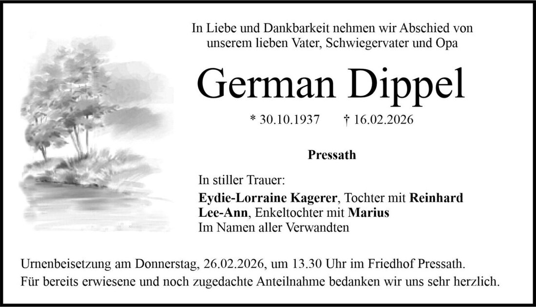 Begleitet durch: Bestattung Bauer - Weiden