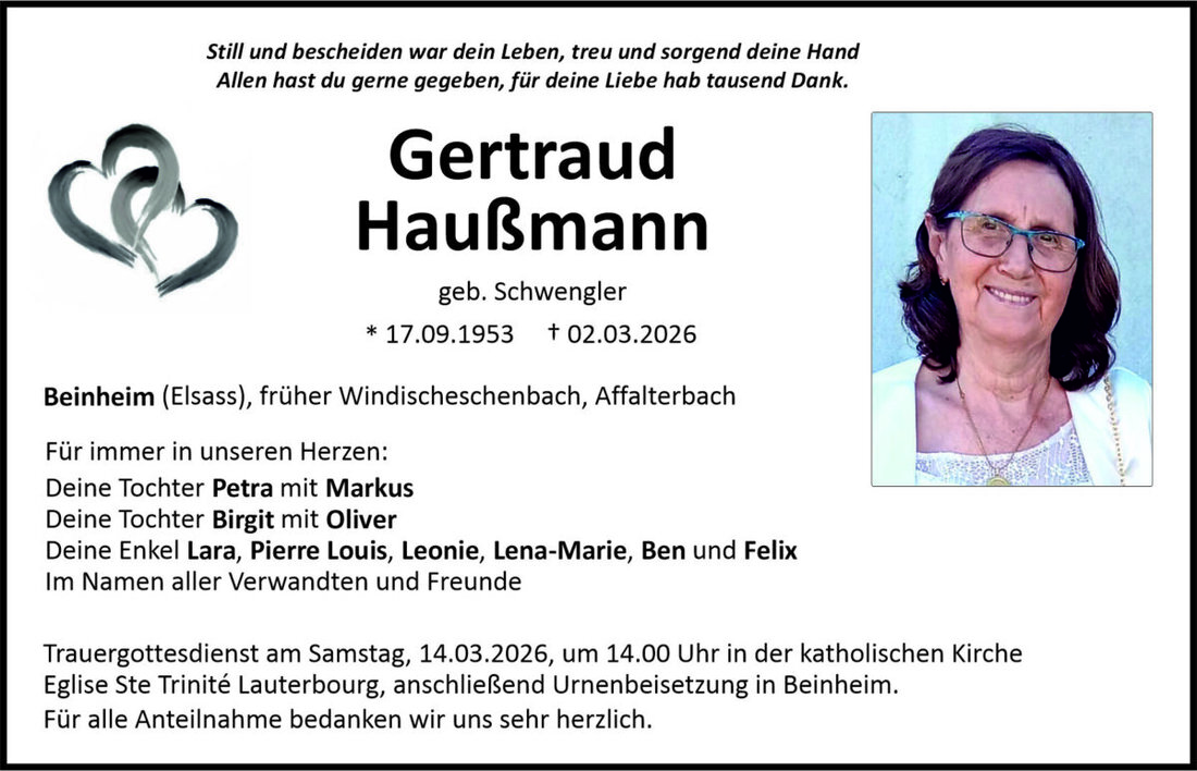 Begleitet durch: Bestattung Bauer - Weiden