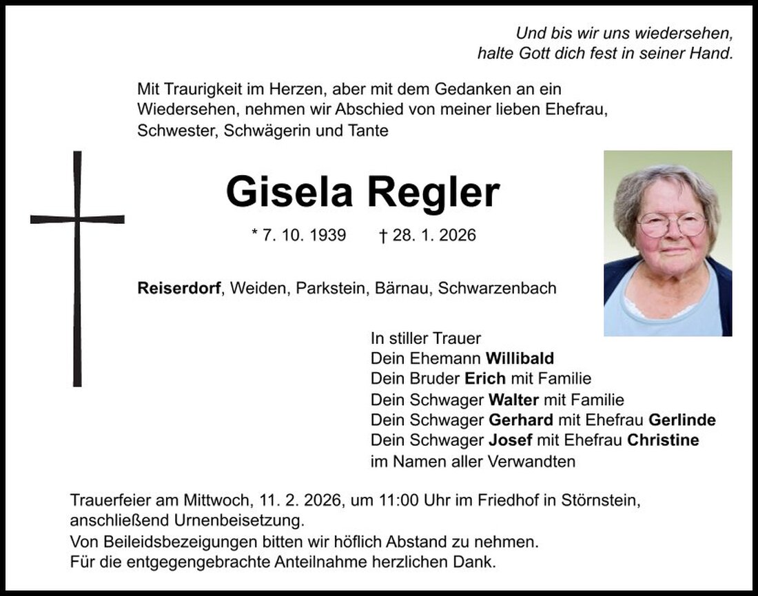 Begleitet durch: Bestattung Schmid - Neustadt/WN