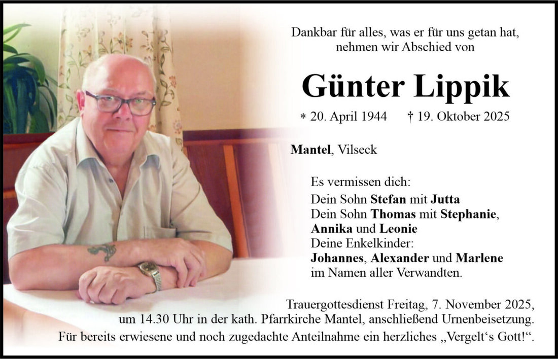 Begleitet durch: Bestattung Bauer - Weiden