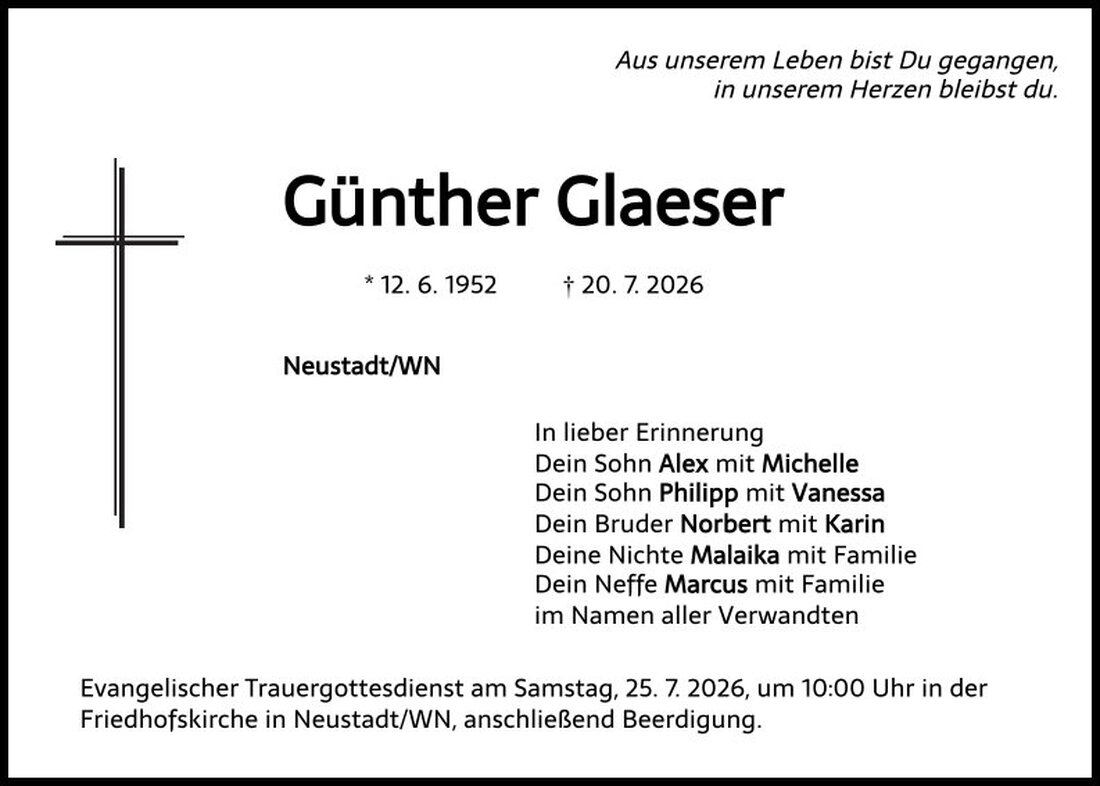 Begleitet durch: Bestattung Schmid - Neustadt/WN