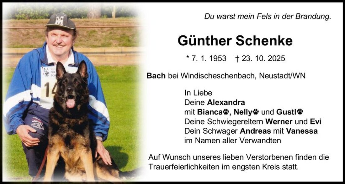 Begleitet durch: Bestattung Schmid - Neustadt/WN