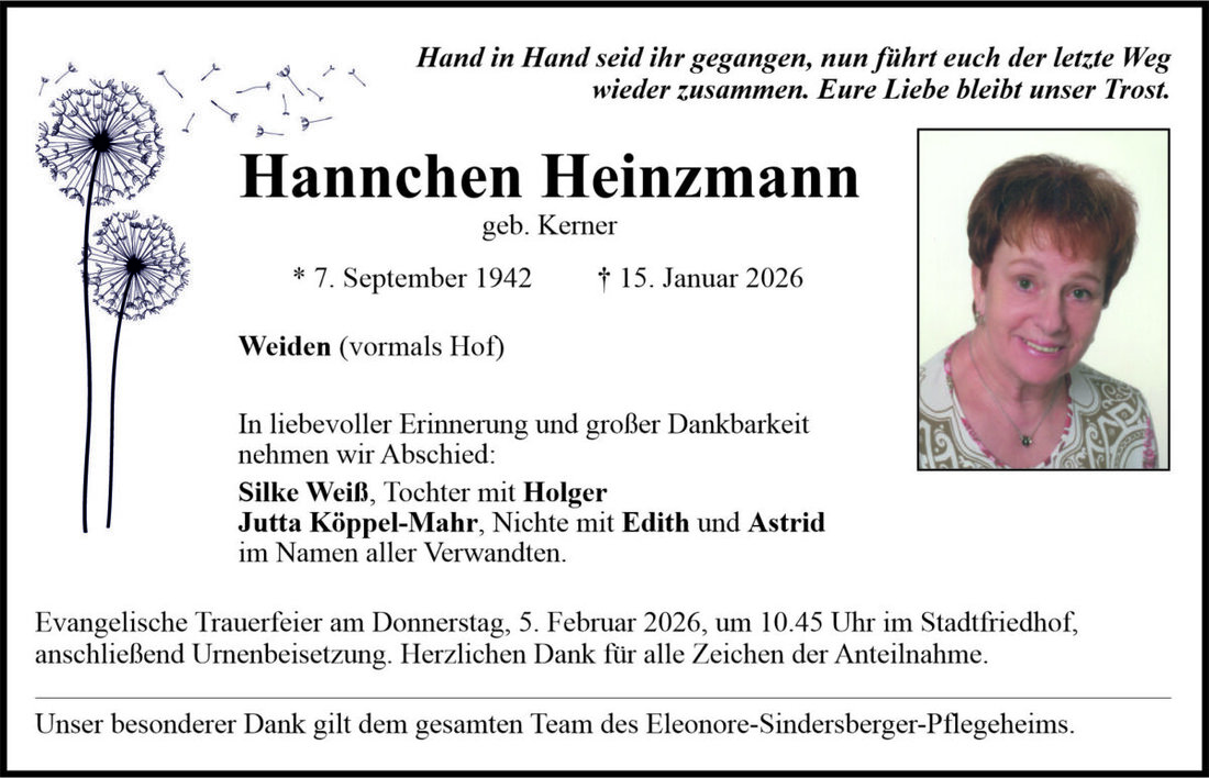 Begleitet durch: Bestattung Bauer - Weiden