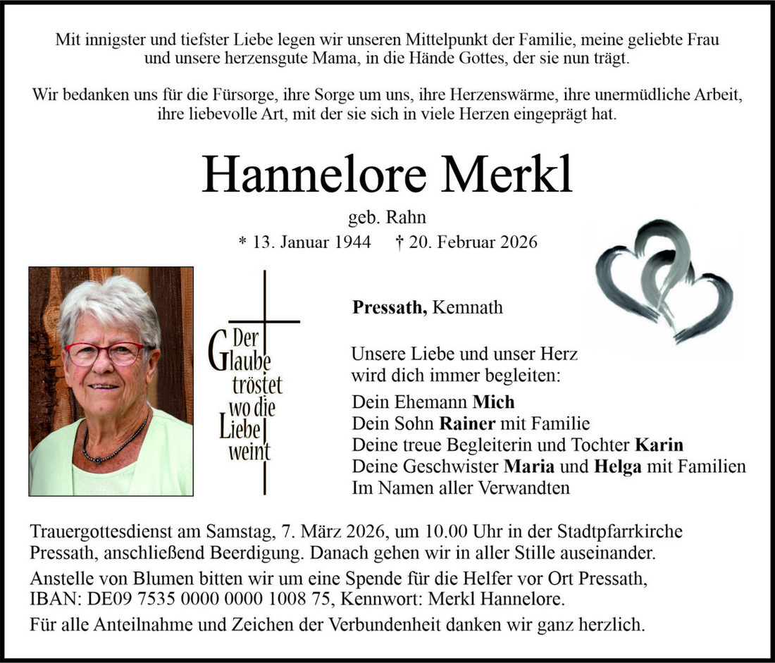 Begleitet durch: Bestattung Bauer - Weiden