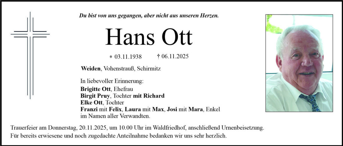 Begleitet durch: Bestattung Bauer - Weiden