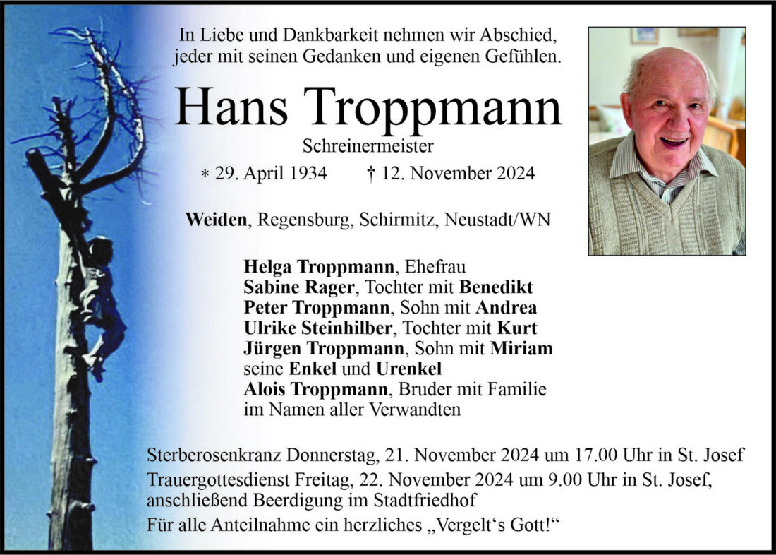 Begleitet durch: Bestattung Bauer - Weiden