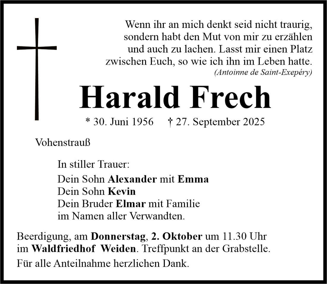 Begleitet durch: Bestattung Bauer - Weiden