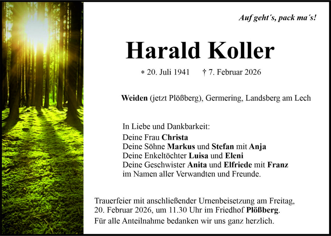 Begleitet durch: Bestattung Bauer - Weiden