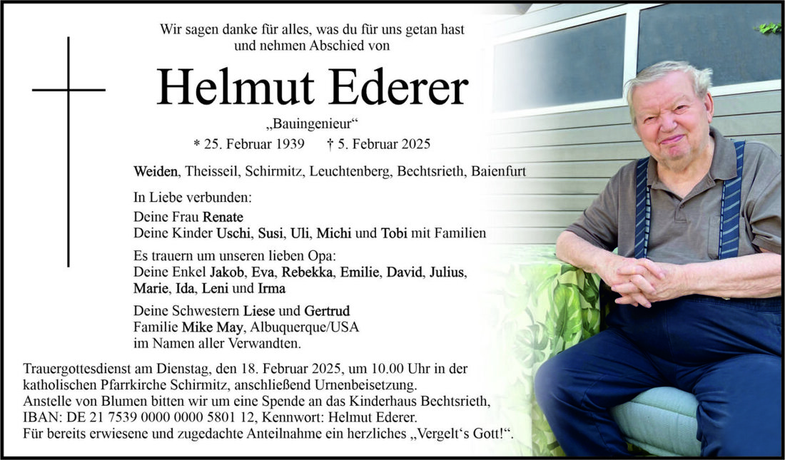 Begleitet durch: Bestattung Bauer - Weiden