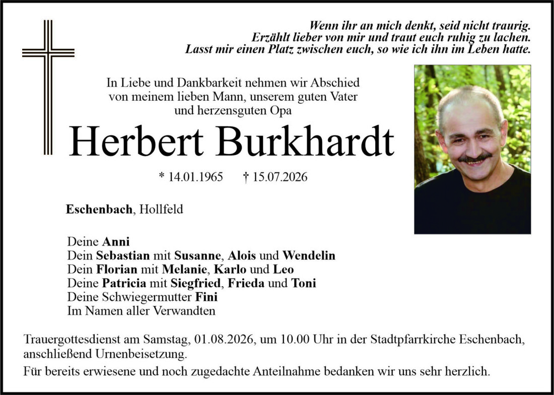 Begleitet durch: Bestattung Bauer - Weiden