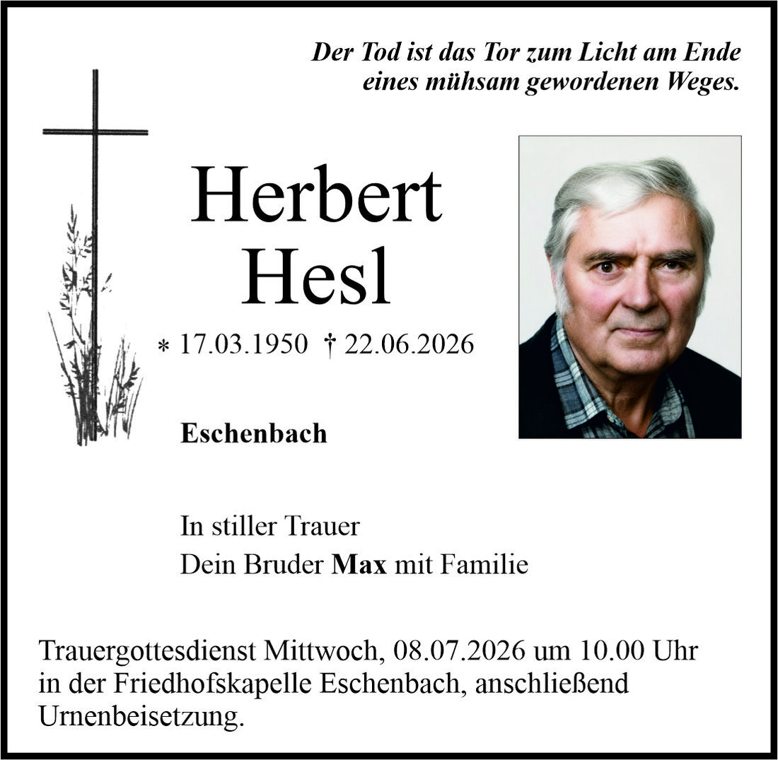 Begleitet durch: Bestattung Bauer - Weiden