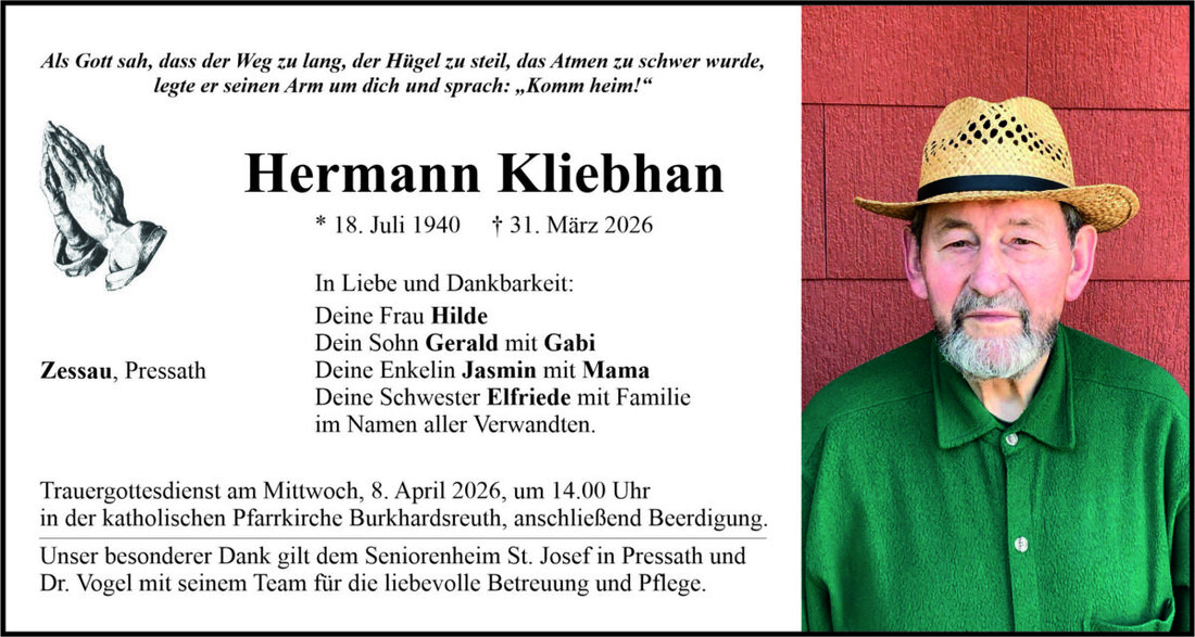 Begleitet durch: Bestattung Bauer - Weiden