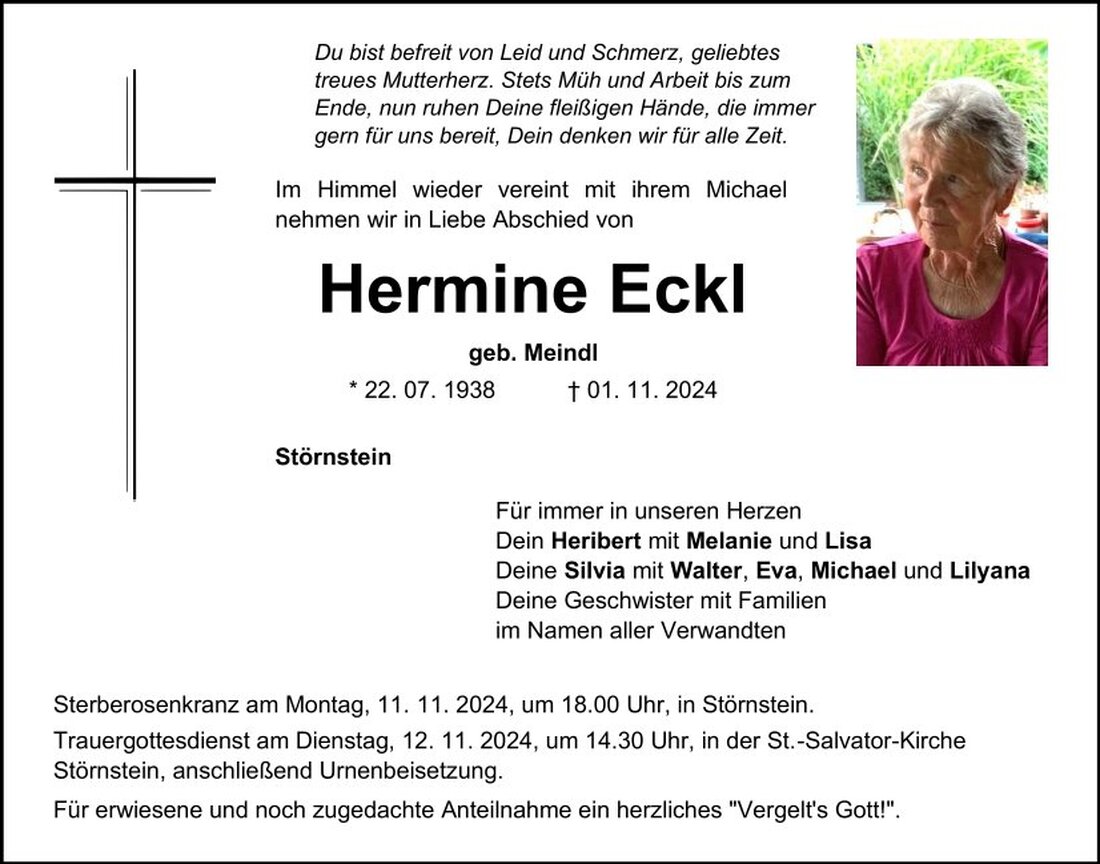 Begleitet durch: Bestattung Schmid - Neustadt/WN