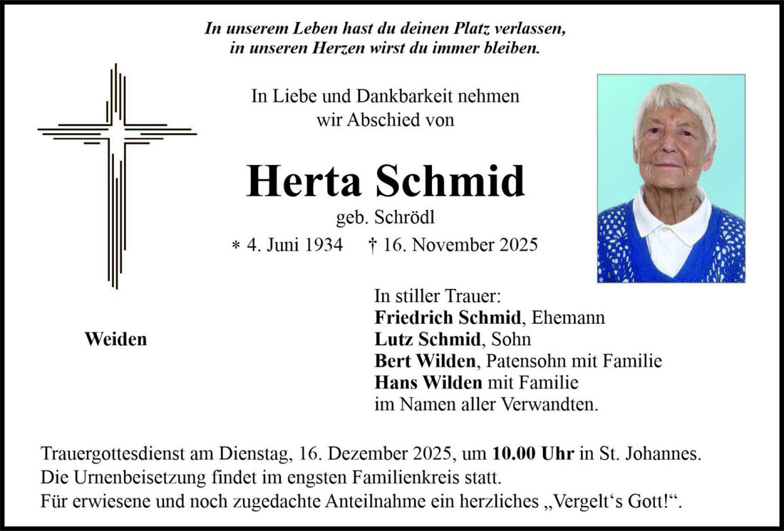 Begleitet durch: Bestattung Bauer - Weiden