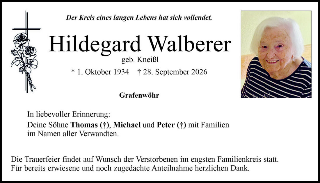 Begleitet durch: Bestattung Bauer - Weiden