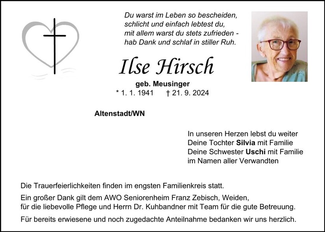 Begleitet durch: Bestattung Schmid - Neustadt/WN