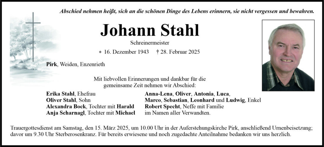 Begleitet durch: Bestattung Bauer - Weiden