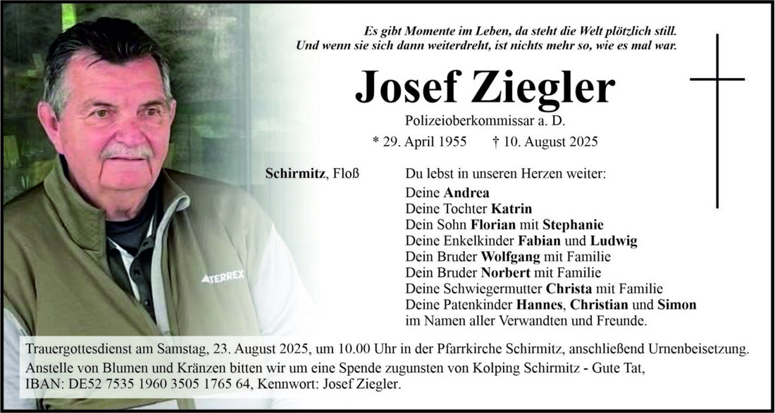 Begleitet durch: Bestattung Bauer - Weiden