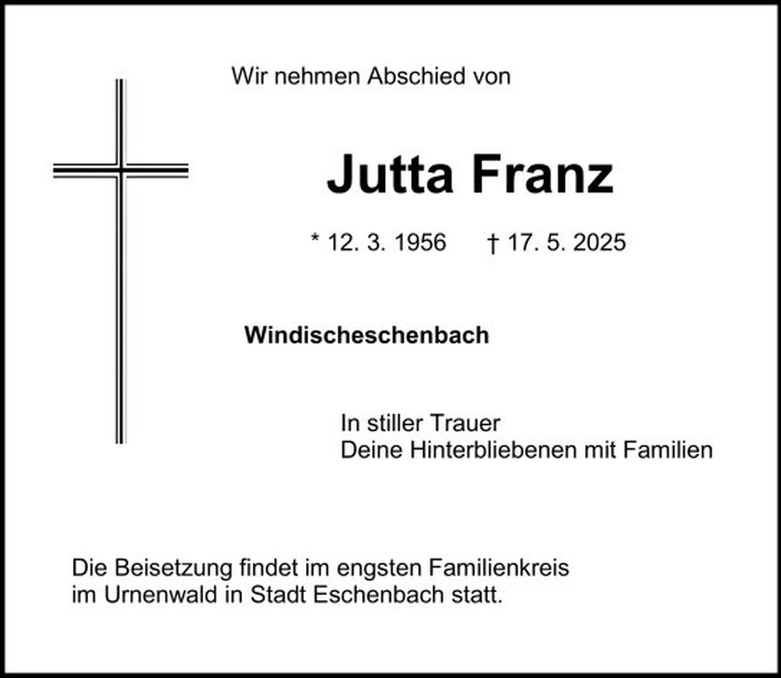 Begleitet durch: Bestattung Schmid - Neustadt/WN