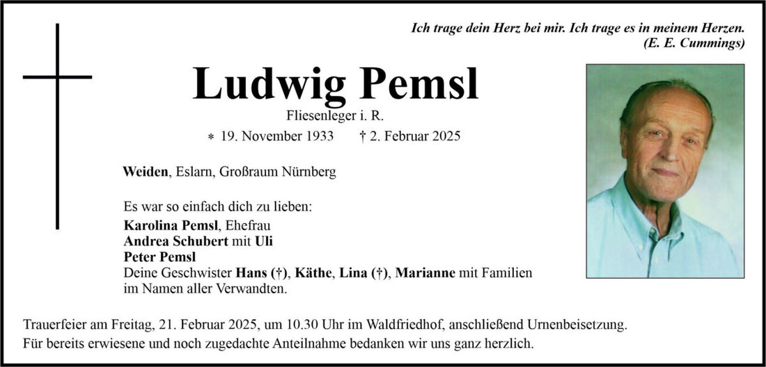 Begleitet durch: Bestattung Bauer - Weiden