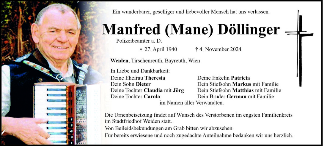 Begleitet durch: Bestattung Bauer - Weiden