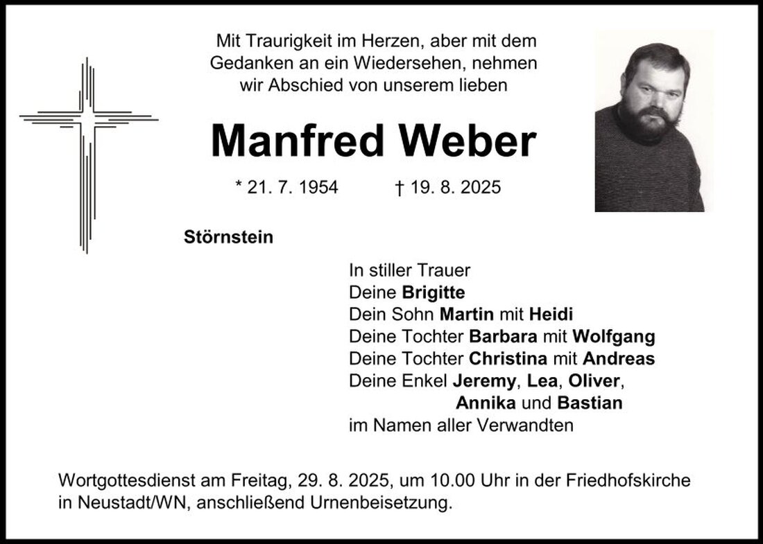 Begleitet durch: Bestattung Schmid - Neustadt/WN