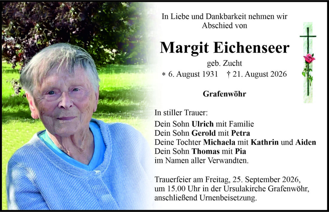 Begleitet durch: Bestattung Bauer - Weiden