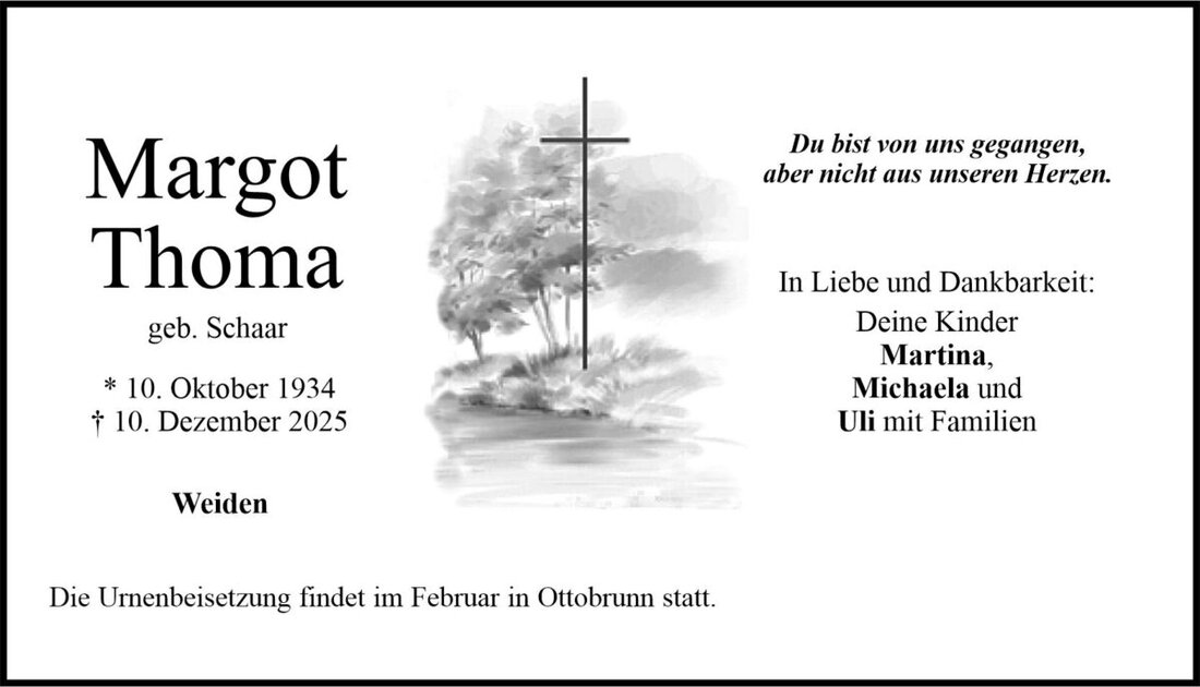 Begleitet durch: Bestattung Bauer - Weiden