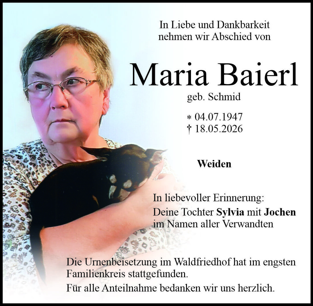 Begleitet durch: Bestattung Bauer - Weiden