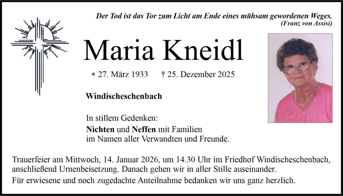 Begleitet durch: Bestattung Bauer - Weiden