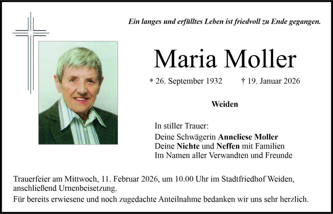 Begleitet durch: Bestattung Bauer - Weiden