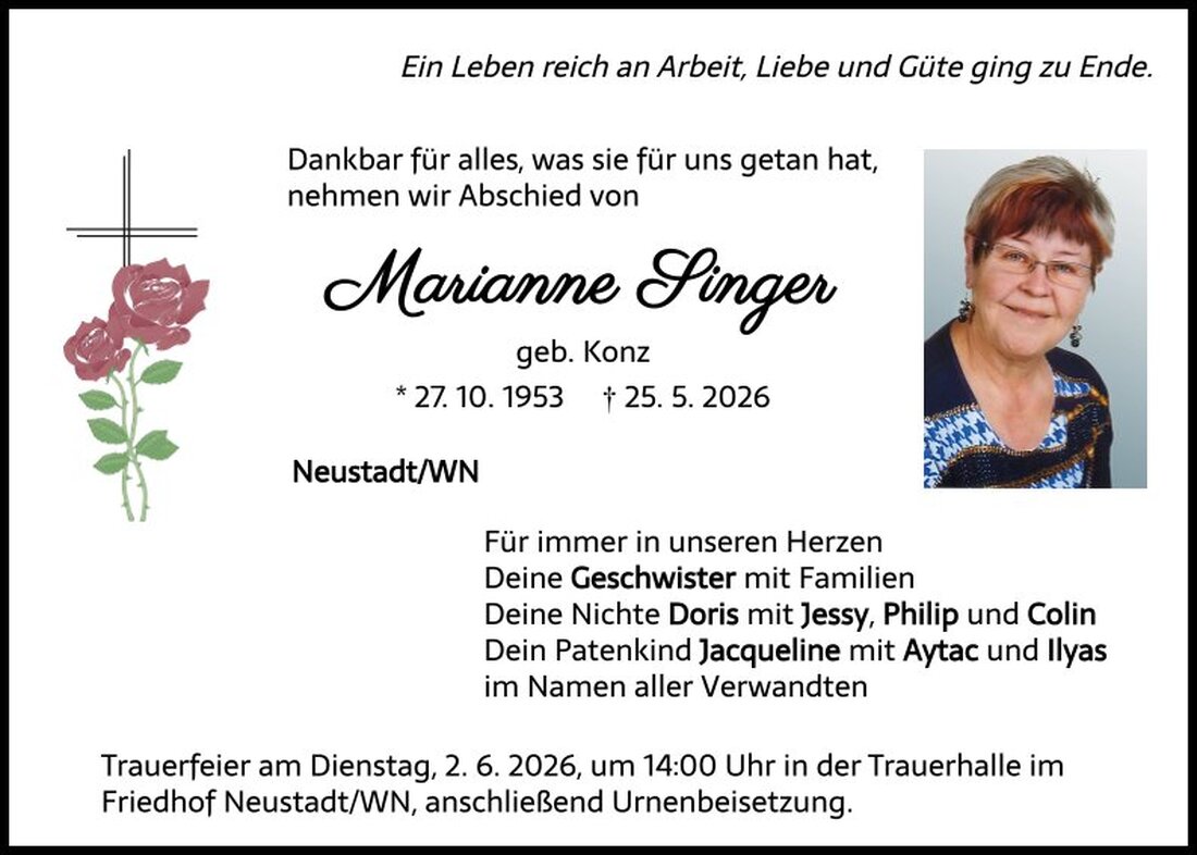Begleitet durch: Bestattung Schmid - Neustadt/WN