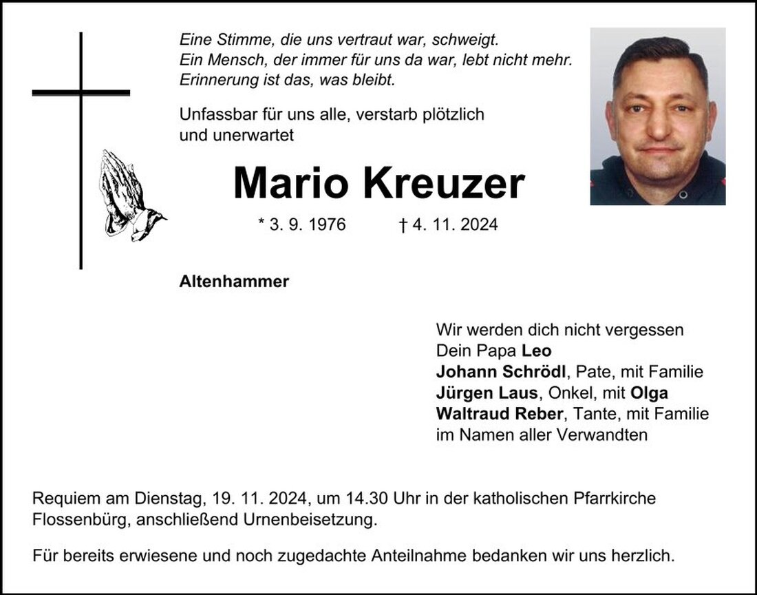 Begleitet durch: Bestattung Schmid - Neustadt/WN