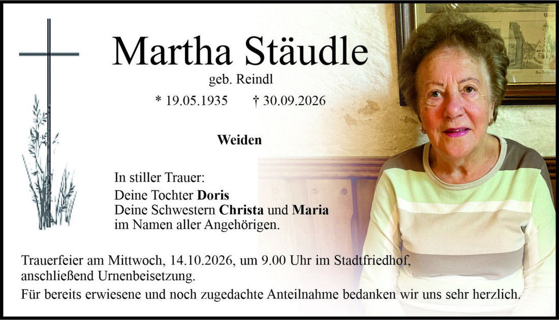 Begleitet durch: Bestattung Bauer - Weiden