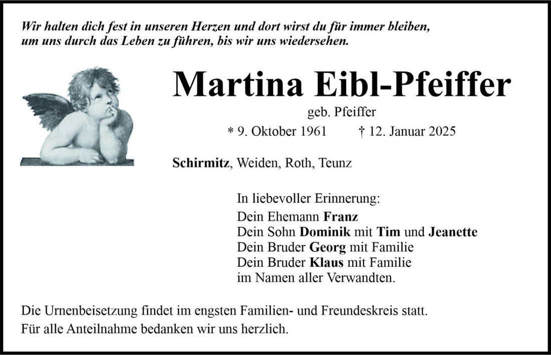 Begleitet durch: Bestattung Bauer - Weiden