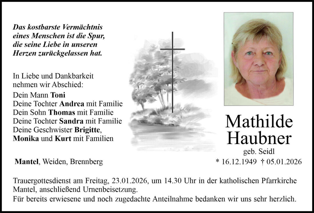 Begleitet durch: Bestattung Bauer - Weiden