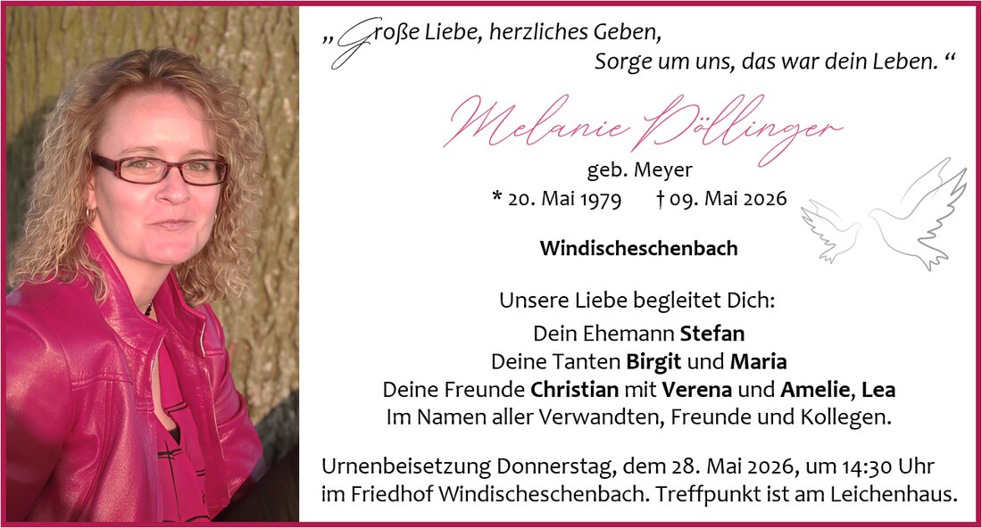 Begleitet durch: Bestattung Gronauer - Altenstadt/WN