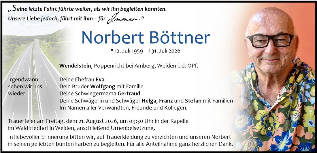 Begleitet durch: Bestattung Gronauer - Altenstadt/WN