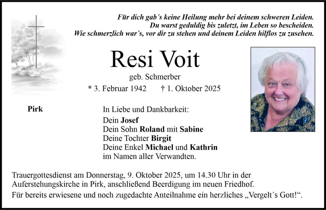 Begleitet durch: Bestattung Bauer - Weiden