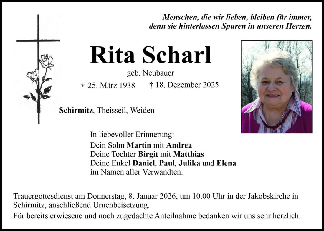 Begleitet durch: Bestattung Bauer - Weiden