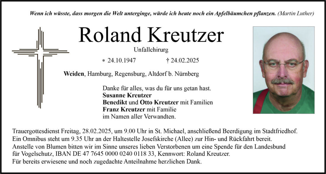 Begleitet durch: Bestattung Bauer - Weiden