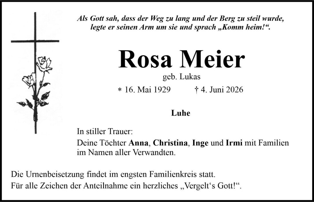 Begleitet durch: Bestattung Bauer - Weiden