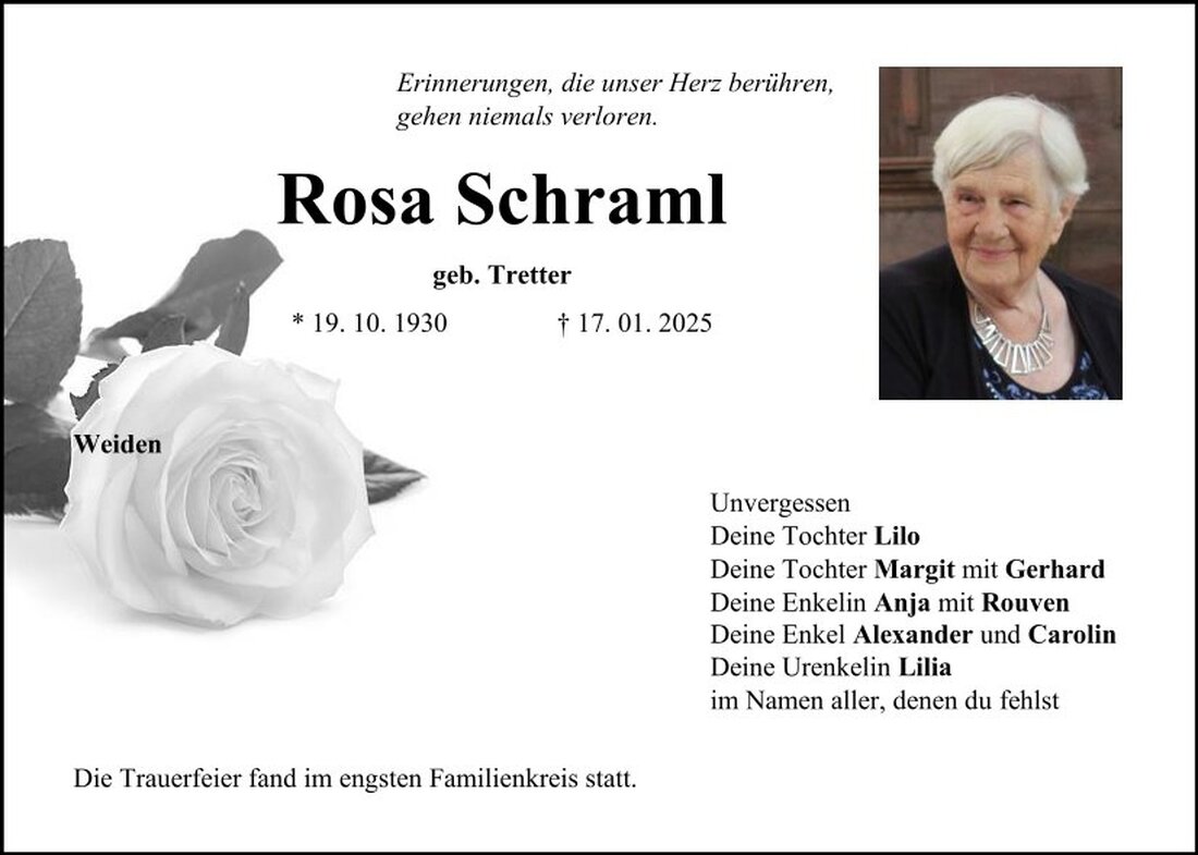 Begleitet durch: Bestattung Schmid - Neustadt/WN