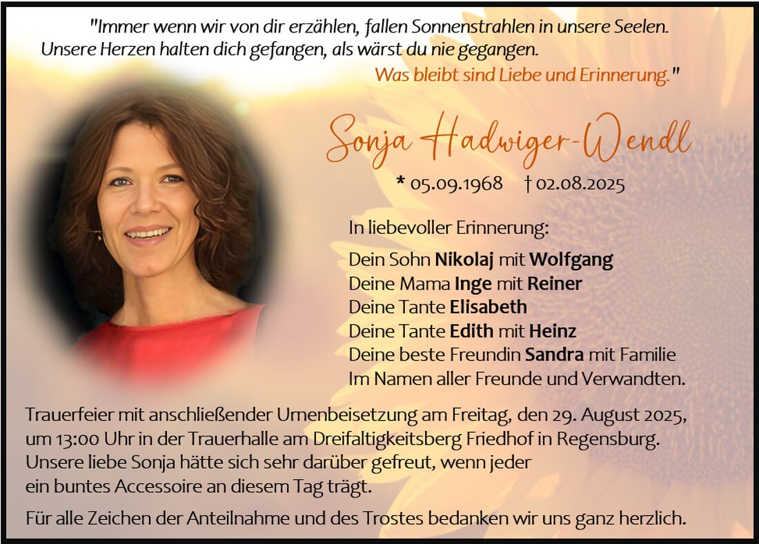 Begleitet durch: Bestattung Gronauer - Altenstadt/WN