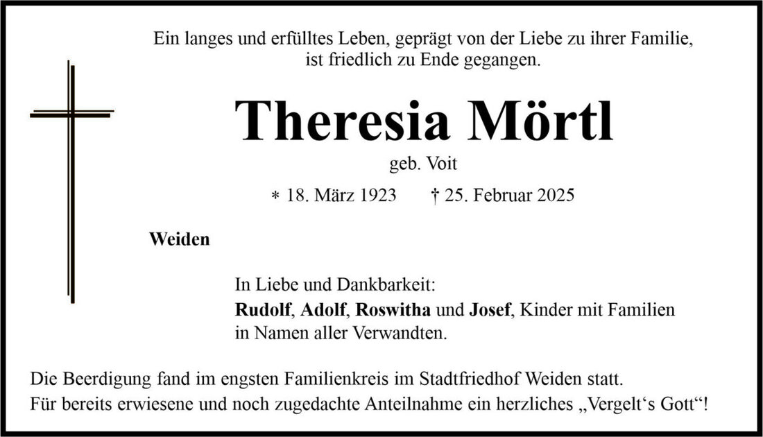 Begleitet durch: Bestattung Bauer - Weiden