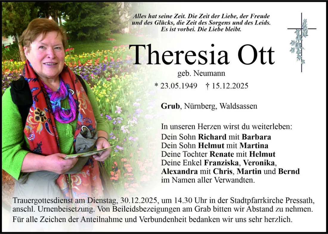 Begleitet durch: Bestattung Bauer - Weiden