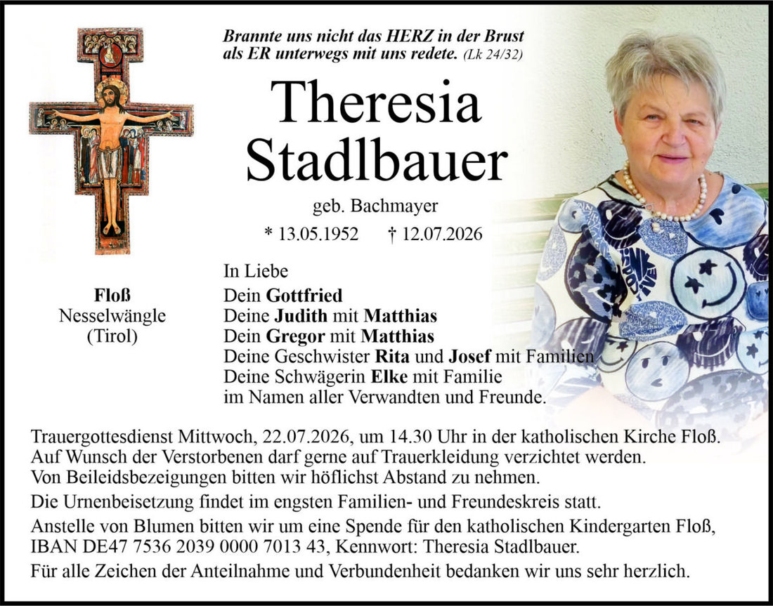 Begleitet durch: Bestattung Bauer - Weiden