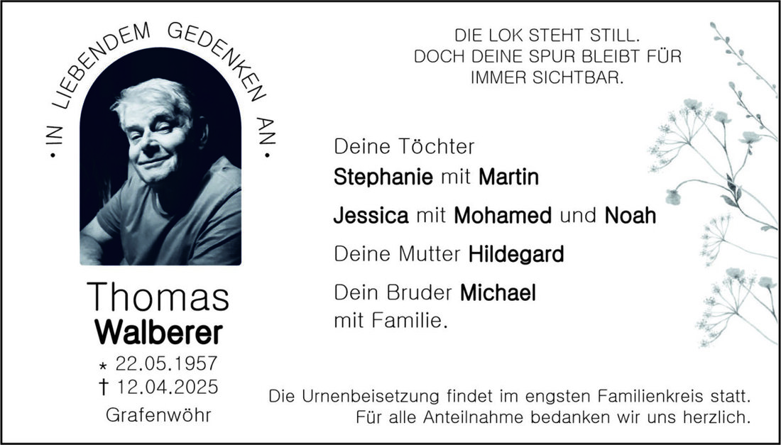 Begleitet durch: Bestattung Bauer - Weiden